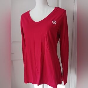 Target - Logo Long Sleeve Blouse